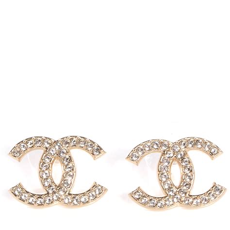 chanel diamond earrings